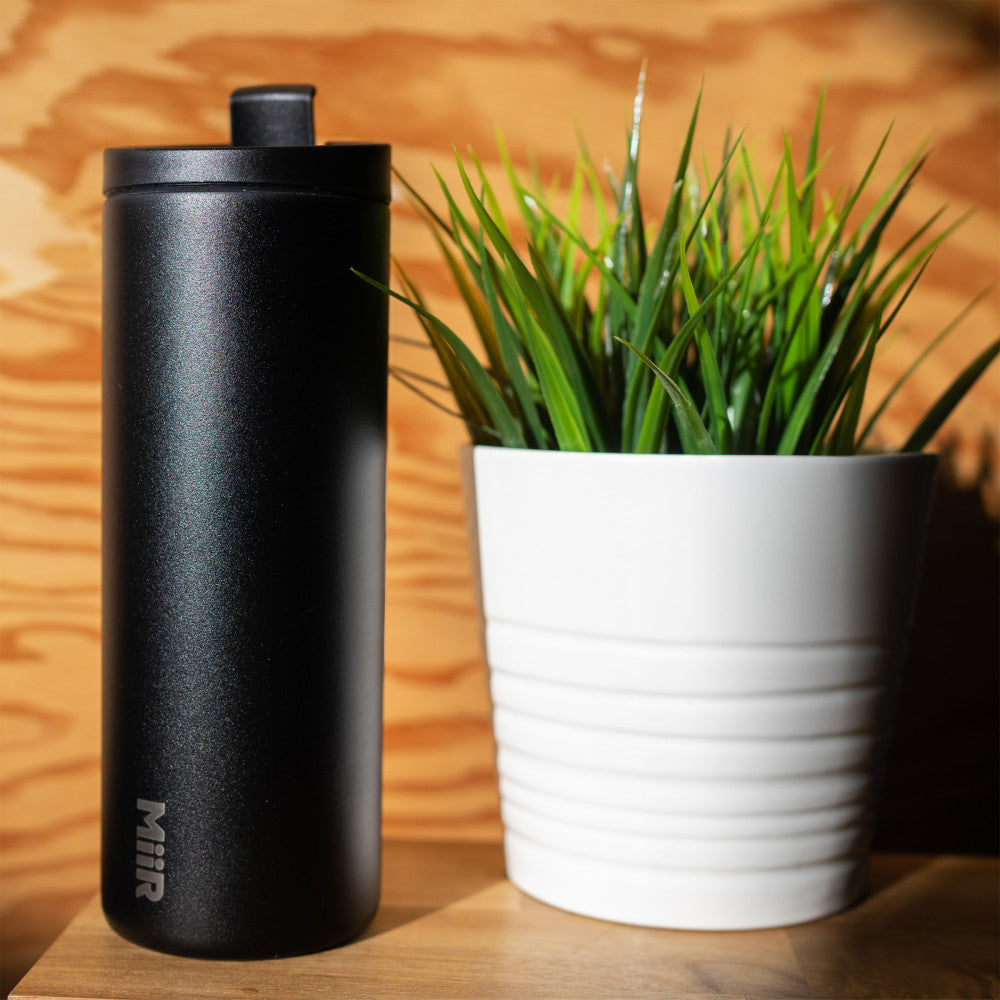 Tumbler — 16 oz. Flip Traveler (Black) | Mazda × MiiR®