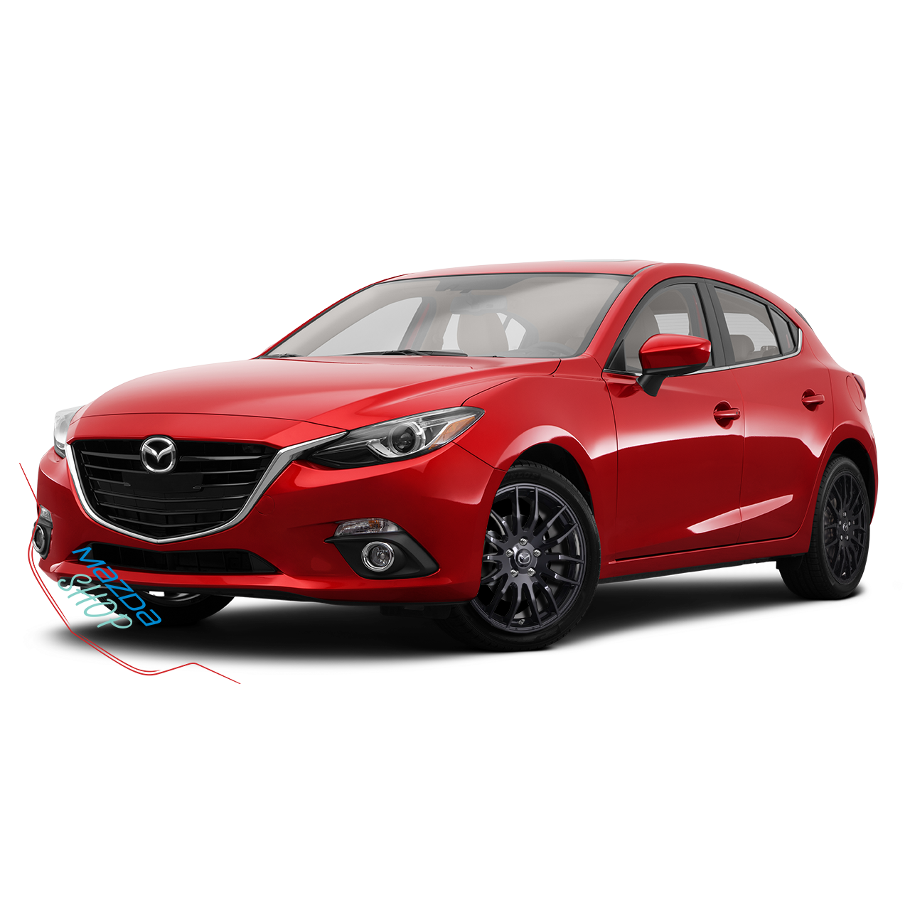 Mazda M002 Alloy Rims (Gloss Black) - 17" | WHILE SUPPLIES LAST