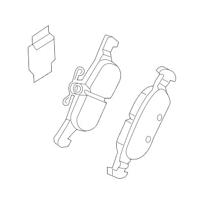 Brake Package, Rear: Pads, Rotors | Mazda3 Sedan & Hatchback (2019-2025)