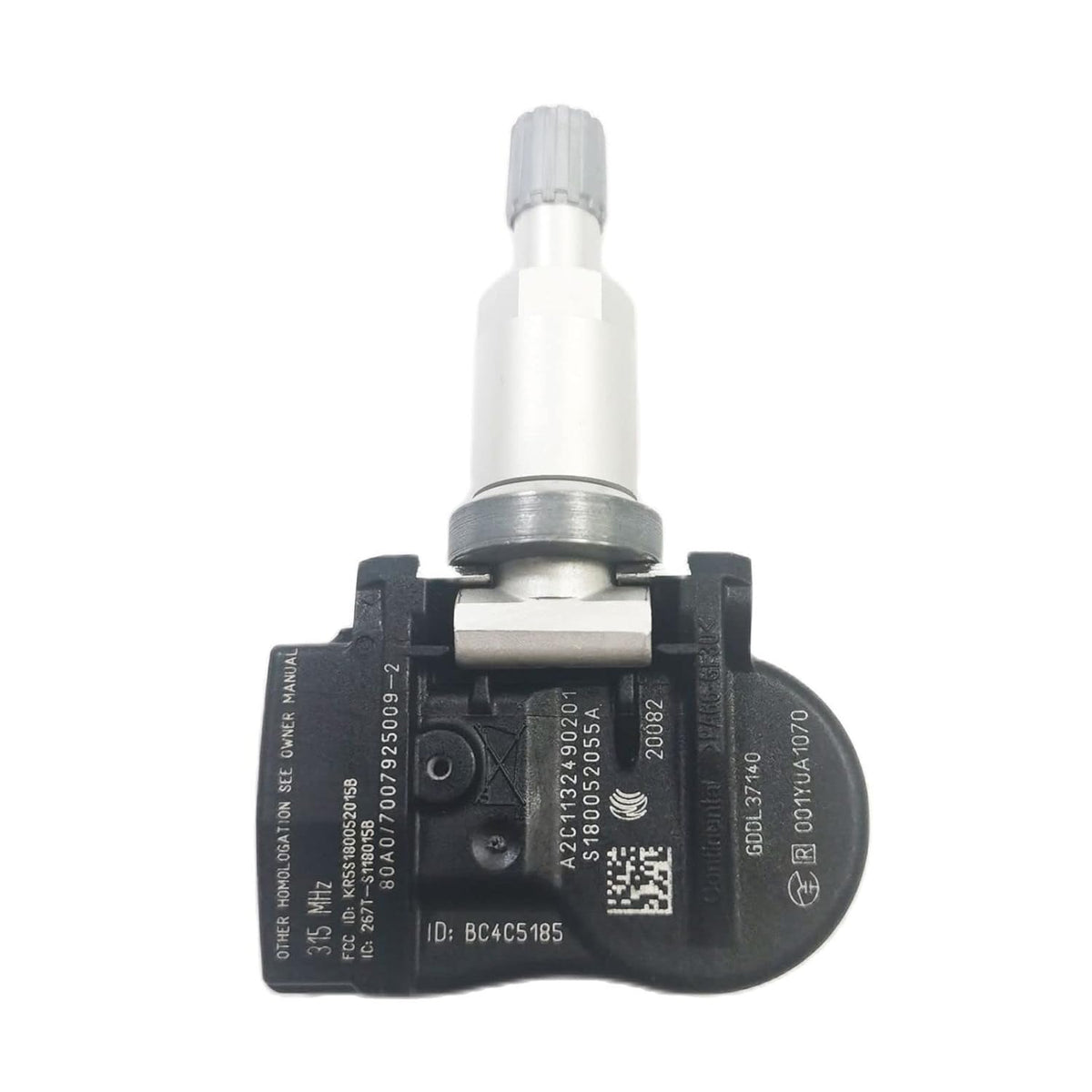 TPMS sensor on a white background