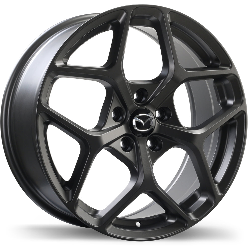 Mazda M012 Alloy Wheel (Matte Gunmetal) — 16", 17", 18", 20" | Full Set of Four [BLEMISHED]