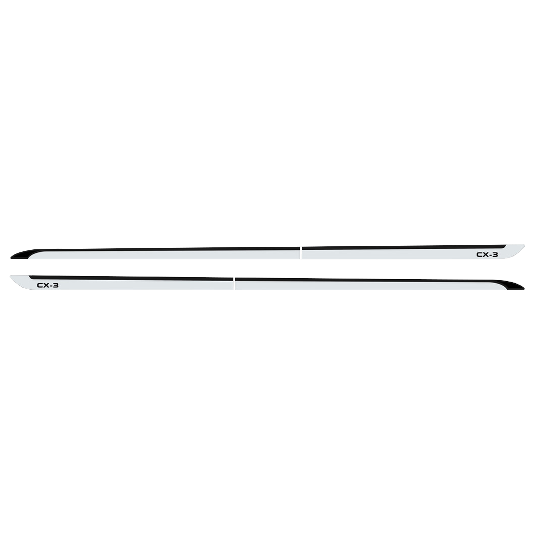 Body Side Mouldings - Crystal White Pearl with Black Insert | Mazda CX-3 (2016-2021)