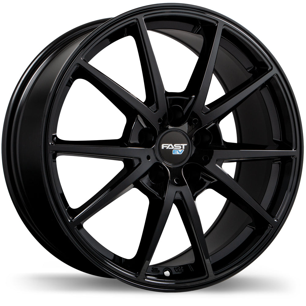 FastEV EV02 Alloy Wheel (Gloss Black) - 17", 18"